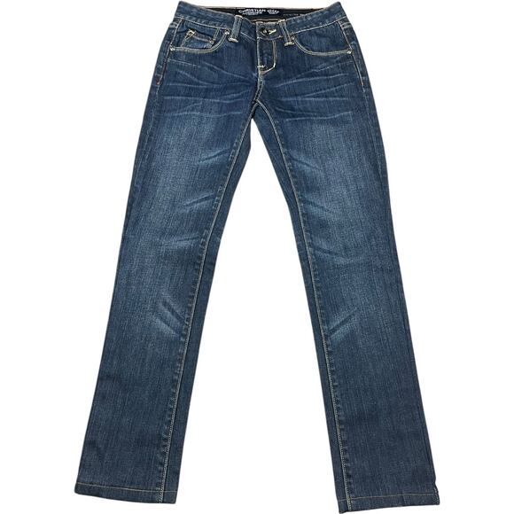 Christian Audigier Y2K Vintage Rhinestone Jeans - Picture 4 of 7